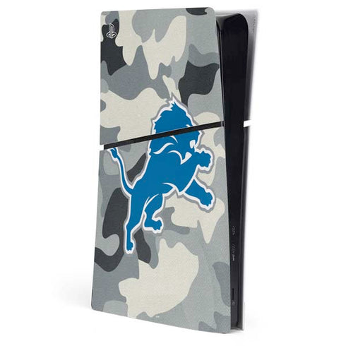 NFL Detriot Lions Camo PlayStation PS5 Skins