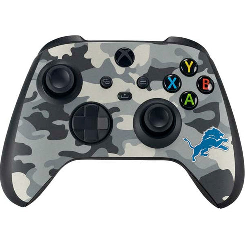 NFL Detriot Lions Camo Xbox Series X Skins