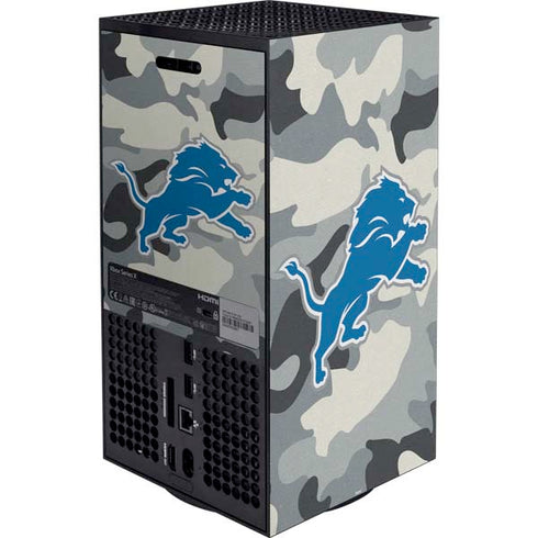 NFL Detriot Lions Camo XBox Series X Digital Edition Bundle Skin