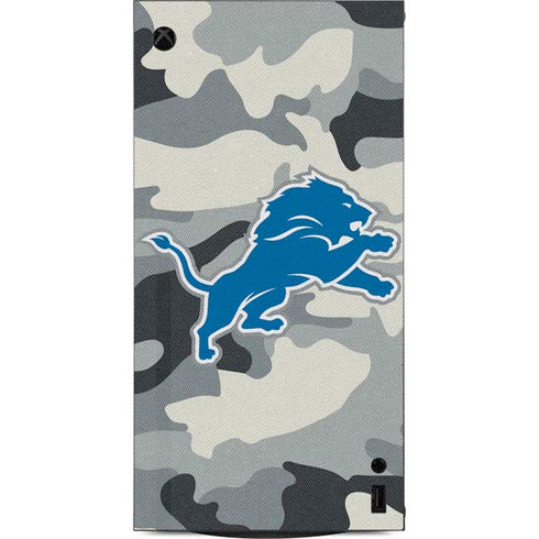 NFL Detriot Lions Camo XBox Series X Digital Edition Console Skin