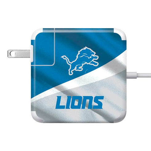 NFL Detroit Lions 85W Power Adapter (15 and 17 inch MacBook Pro Charger) Skin