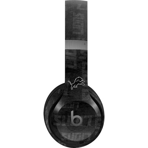 NFL Detroit Lions Black & White Beats Solo 4 Wireless Headphones Skin