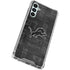 NFL Detroit Lions Black & White Gabb Phone 4 Clear Case