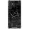 NFL Detroit Lions Black & White Galaxy A17 Clear Case