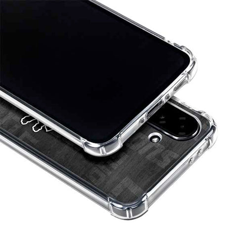 NFL Detroit Lions Black & White Galaxy A36 5G Clear Case