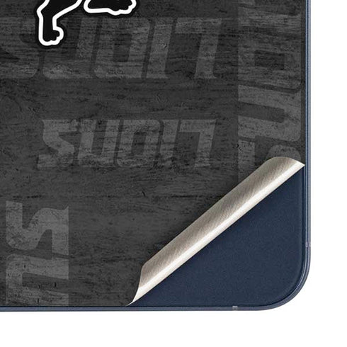 NFL Detroit Lions Black & White Galaxy A36 5G Skin