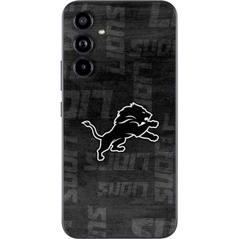 NFL Detroit Lions Black & White Galaxy A54 5G Skin