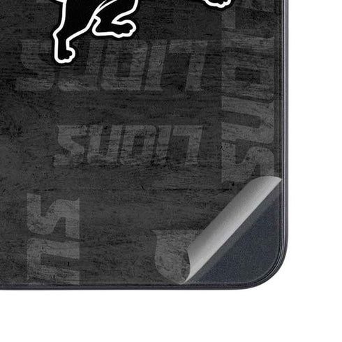 NFL Detroit Lions Black & White Galaxy A54 5G Skin
