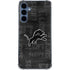 NFL Detroit Lions Black & White Galaxy A55 5G Clear Case
