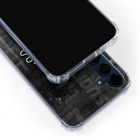 NFL Detroit Lions Black & White Galaxy A55 5G Clear Case