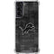NFL Detroit Lions Black & White Galaxy S22 Clear Case
