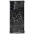 NFL Detroit Lions Black & White Galaxy S22 Clear Case