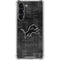 NFL Detroit Lions Black & White Galaxy S24 FE Clear Case