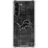 NFL Detroit Lions Black & White Galaxy S24 FE Clear Case