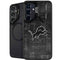 NFL Detroit Lions Black & White Galaxy S25 Kickstand Case