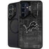 NFL Detroit Lions Black & White Galaxy S24 Plus Kickstand Case
