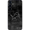 NFL Detroit Lions Black & White Galaxy S24 Plus Skin