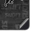 NFL Detroit Lions Black & White Galaxy S25 Plus Skin