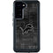 NFL Detroit Lions Black & White Galaxy S24 Plus Waterproof Case