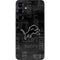 NFL Detroit Lions Black & White Galaxy S24 Skin