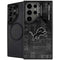 NFL Detroit Lions Black & White Galaxy S24 Ultra Kickstand Case