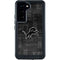 NFL Detroit Lions Black & White Galaxy S24 Waterproof Case