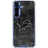 NFL Detroit Lions Black & White Galaxy S25 Clear Case