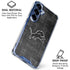 NFL Detroit Lions Black & White Galaxy S25 Clear Case
