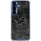 NFL Detroit Lions Black & White Galaxy S25 FE Clear Case