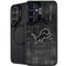 NFL Detroit Lions Black & White Galaxy S25 FE Kickstand Case