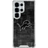 NFL Detroit Lions Black & White Galaxy S25 Ultra Clear Case