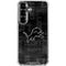 NFL Detroit Lions Black & White Galaxy S26 Plus Clear Case