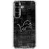 NFL Detroit Lions Black & White Galaxy S26 Plus Clear Case
