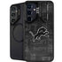 NFL Detroit Lions Black & White Galaxy S26 Plus Kickstand Case