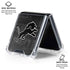 NFL Detroit Lions Black & White Galaxy Z Flip6 Clear Case