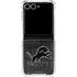 NFL Detroit Lions Black & White Galaxy Z Flip7 Clear Case