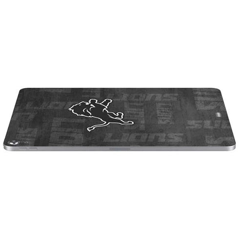 NFL Detroit Lions Black & White Apple iPad Air Skin