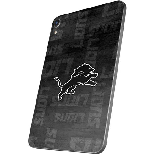 NFL Detroit Lions Black & White Apple iPad Mini Skin