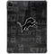 NFL Detroit Lions Black & White iPad Pro 11in (2024) Clear Case