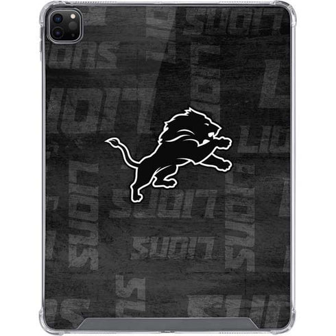 NFL Detroit Lions Black & White iPad Cases