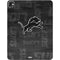NFL Detroit Lions Black & White iPad Pro 13in M4 (2024) Skin
