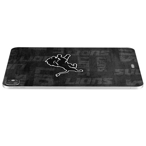 NFL Detroit Lions Black & White iPad Pro 13in M4 (2024) Skin