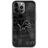 NFL Detroit Lions Black & White iPhone Cases