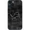 NFL Detroit Lions Black & White iPhone Skins
