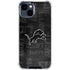 NFL Detroit Lions Black & White iPhone 15 Clear Case