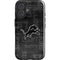 NFL Detroit Lions Black & White iPhone 16 Plus Impact Case