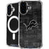 NFL Detroit Lions Black & White iPhone 16 Plus MagSafe Case