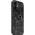 NFL Detroit Lions Black & White iPhone 16 Plus Skin