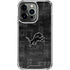 NFL Detroit Lions Black & White iPhone 16 Pro Clear Case