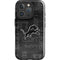 NFL Detroit Lions Black & White iPhone 16 Pro Impact Case